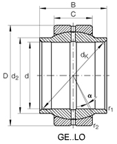 NIB Spherical plain bearing