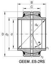 NIB Spherical plain bearing