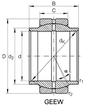 NIB Spherical plain bearing
